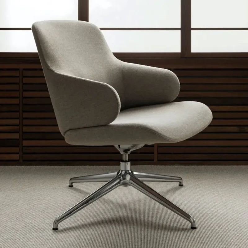 Amstelle easy chair swivel – Swedese at Mesmetric