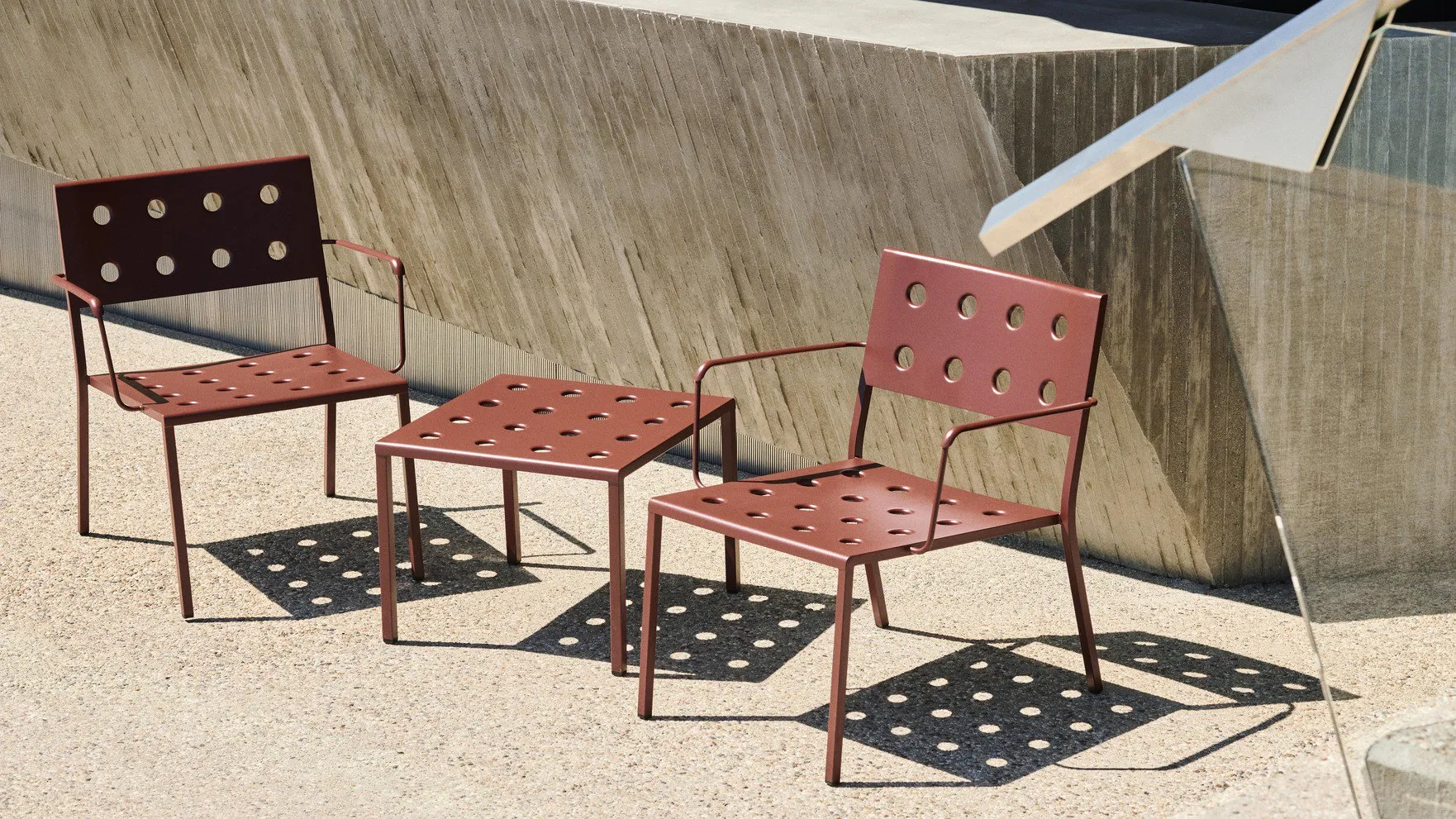 Balcony lounge arms outdoor - Hay w Mesmetric