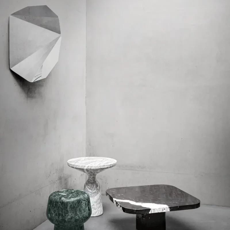 Bell Side Table Marble - ClassiCon w Mesmetric
