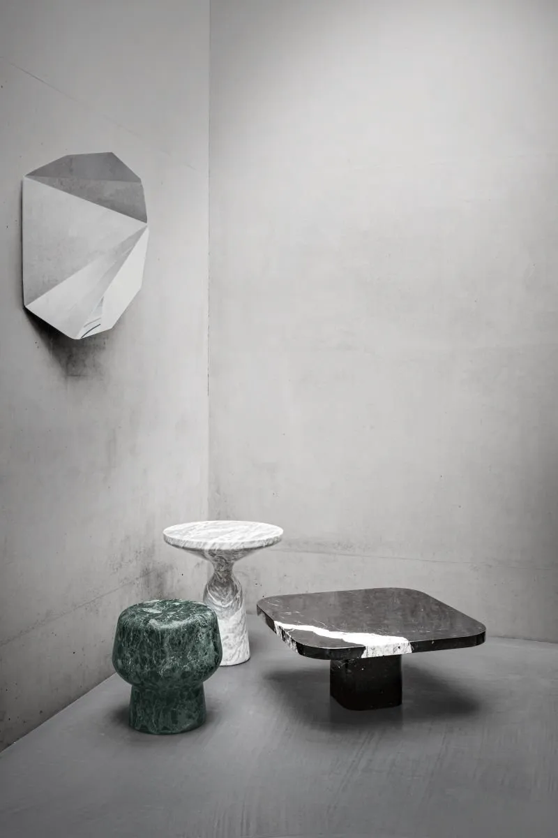 Bell Side Table Marble - ClassiCon w Mesmetric