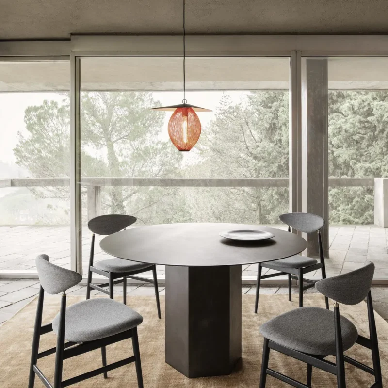 Epic dining table travertine - Gubi.dk w Mesmetric