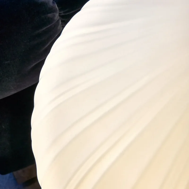 Plissée floor lamp