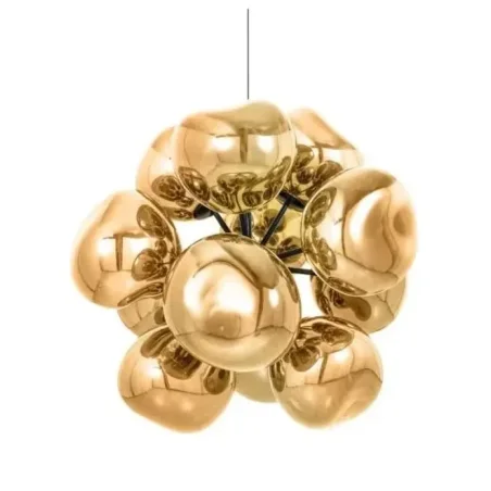 Melt Burst Chandelier Gold