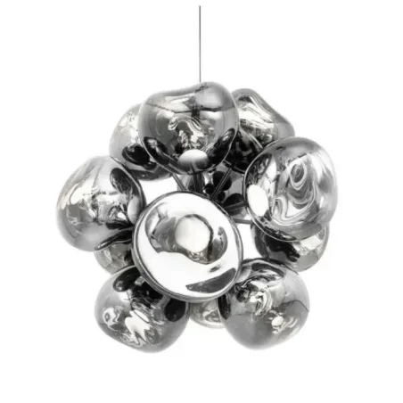 Melt Burst Chandelier Silver - Tom Dixon w Mesmetric