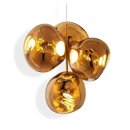 Melt Chandelier Mini LED Gold