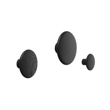 The Dots Wood Black