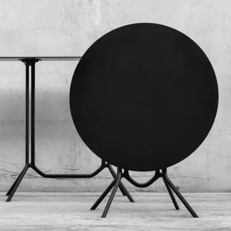 Poule Round Tip-Up Top - Kristalia w Mesmetric