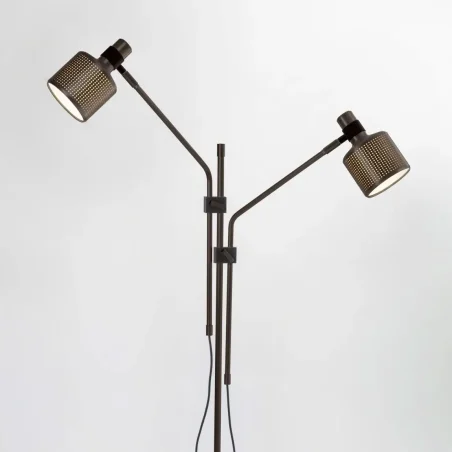 Riddle floor lamp double