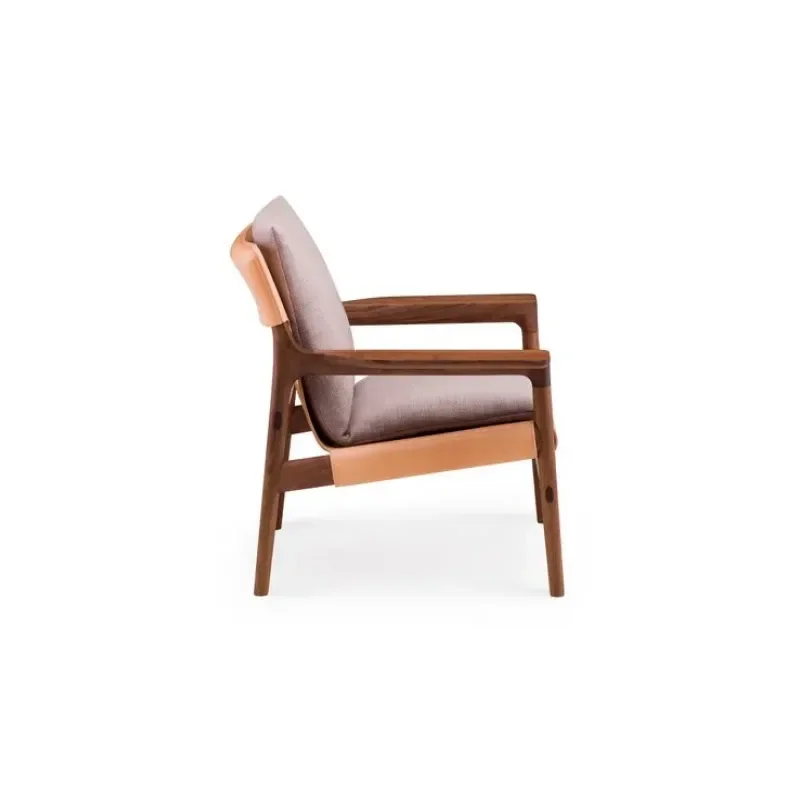 124SZ Sela Lounge Chair Wide Arms - De La Espada w Mesmetric
