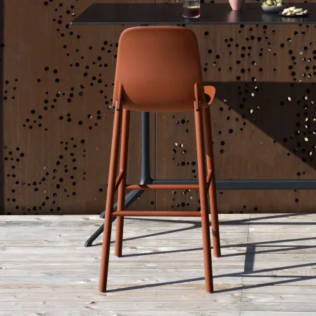 Sharky Stool Alu High Out - Kristalia w Mesmetric
