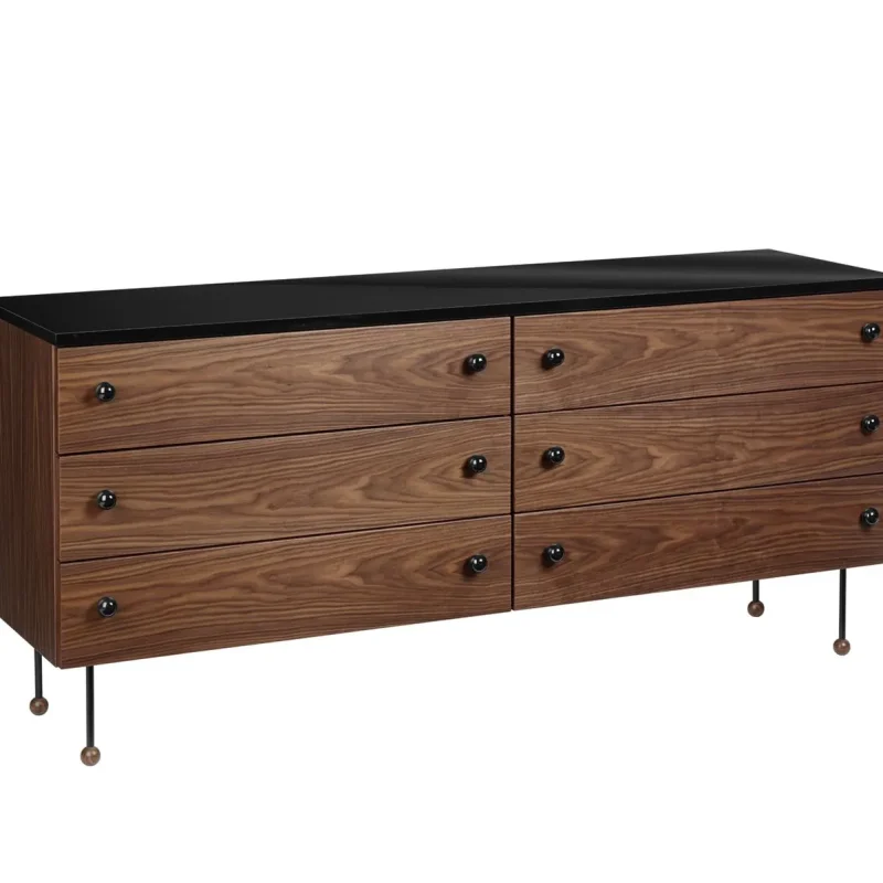 62 dresser 6 drawer – Gubi.dk at Mesmetric