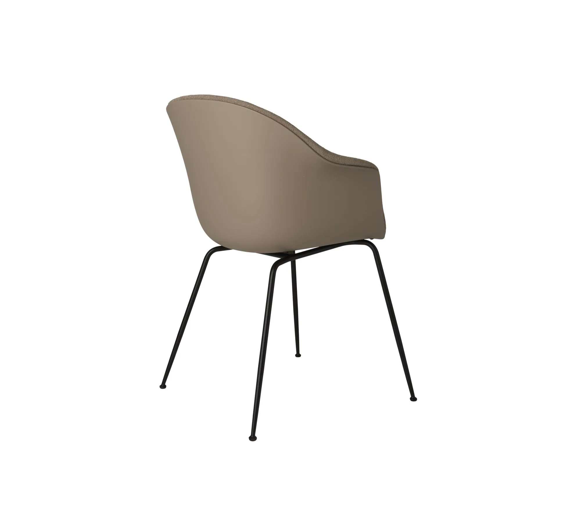 Bat dining conic base front upholstered – Gubi.dk at Mesmetric