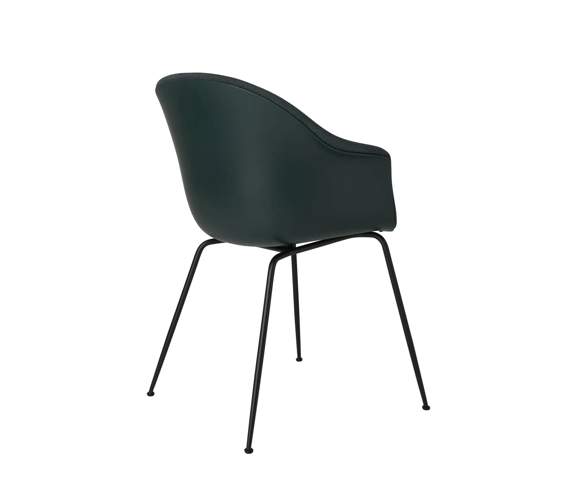 Bat dining conic base front upholstered – Gubi.dk at Mesmetric