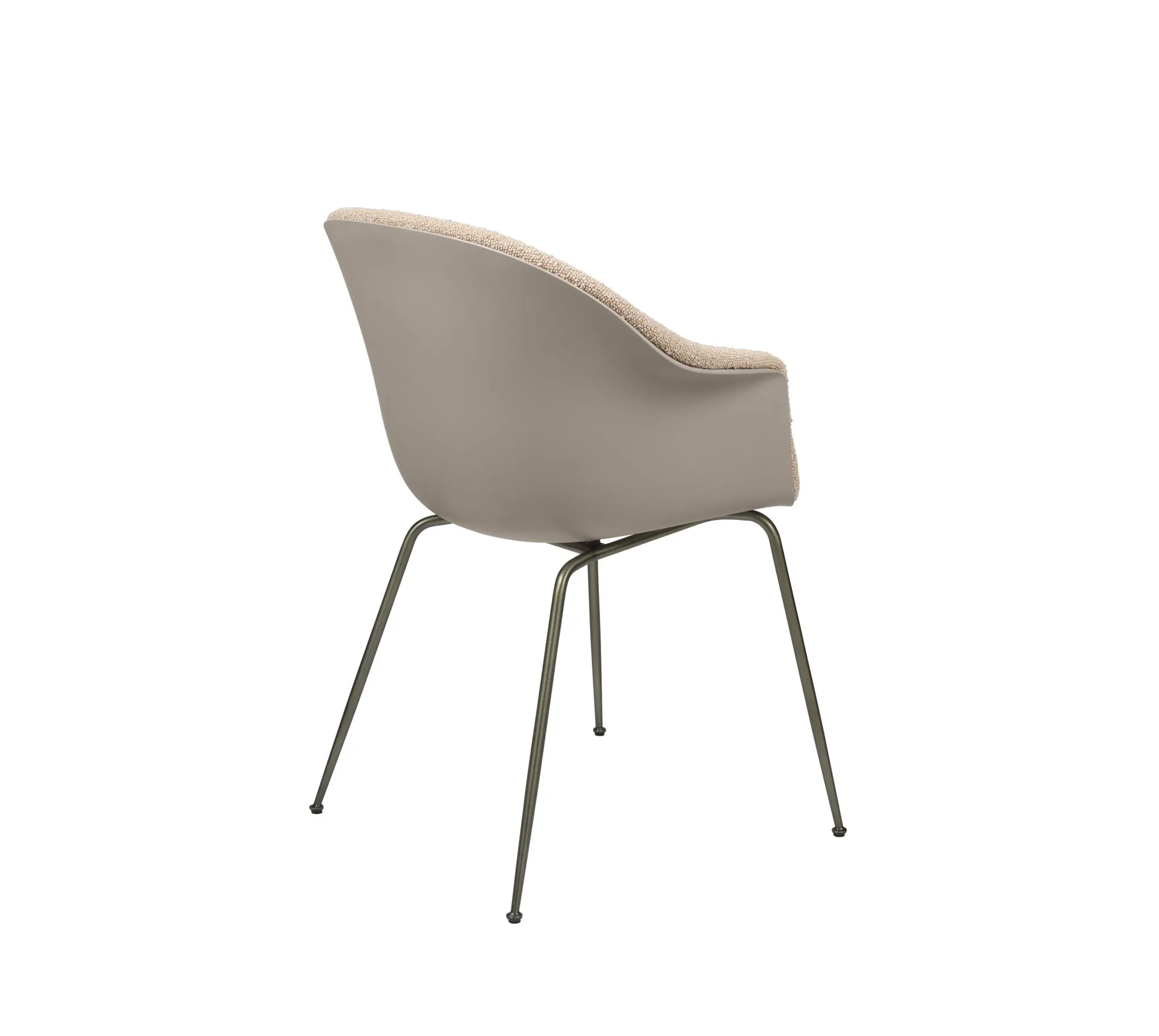 Bat dining conic base front upholstered – Gubi.dk at Mesmetric