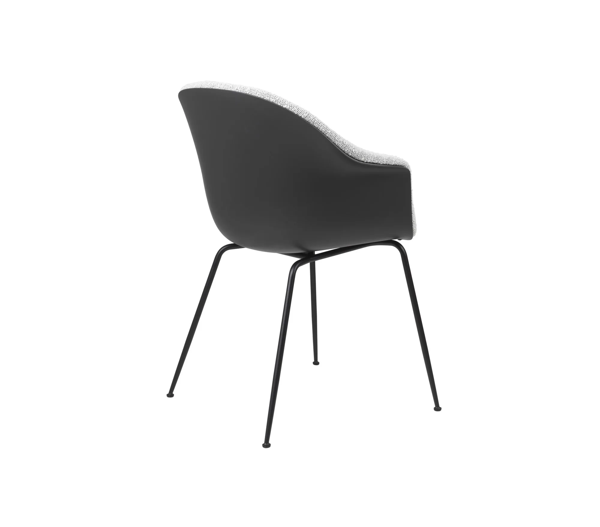 Bat dining conic base front upholstered – Gubi.dk at Mesmetric