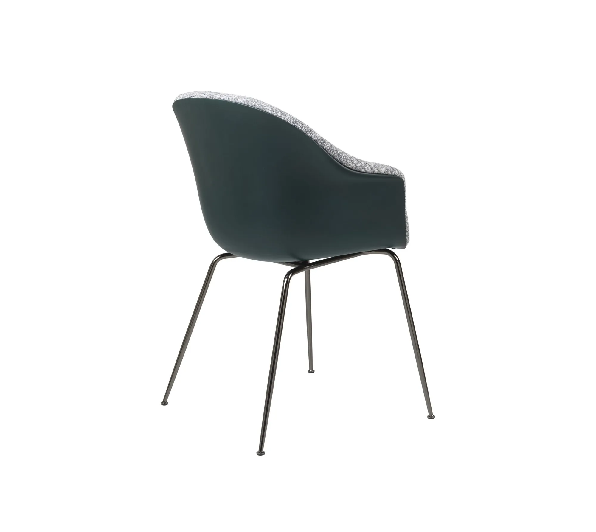 Bat dining conic base front upholstered – Gubi.dk at Mesmetric