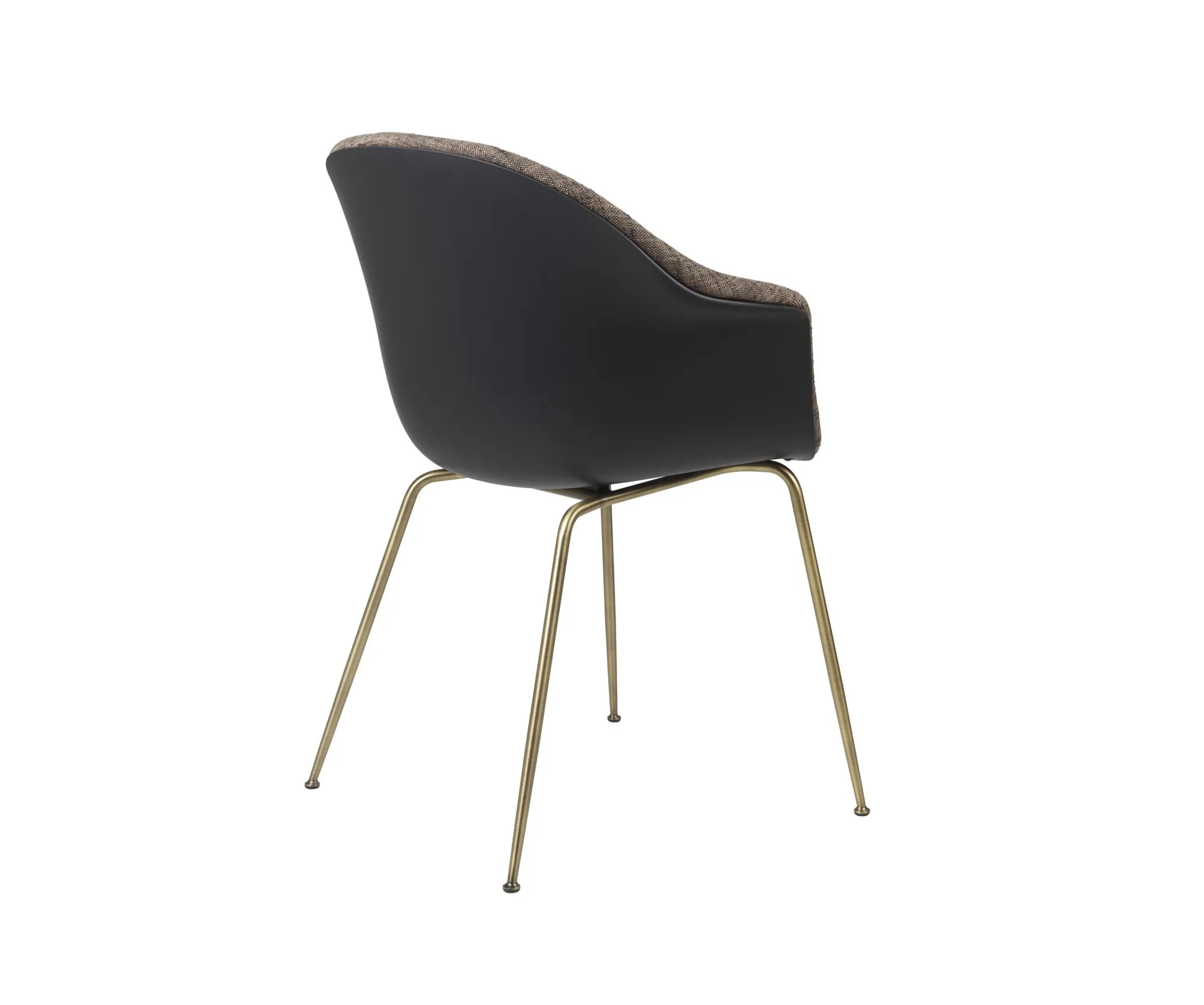 Bat dining conic base front upholstered – Gubi.dk at Mesmetric