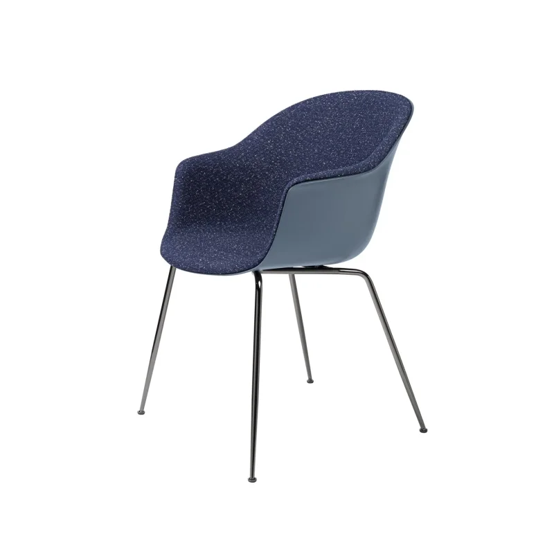 Bat dining conic base front upholstered – Gubi.dk at Mesmetric
