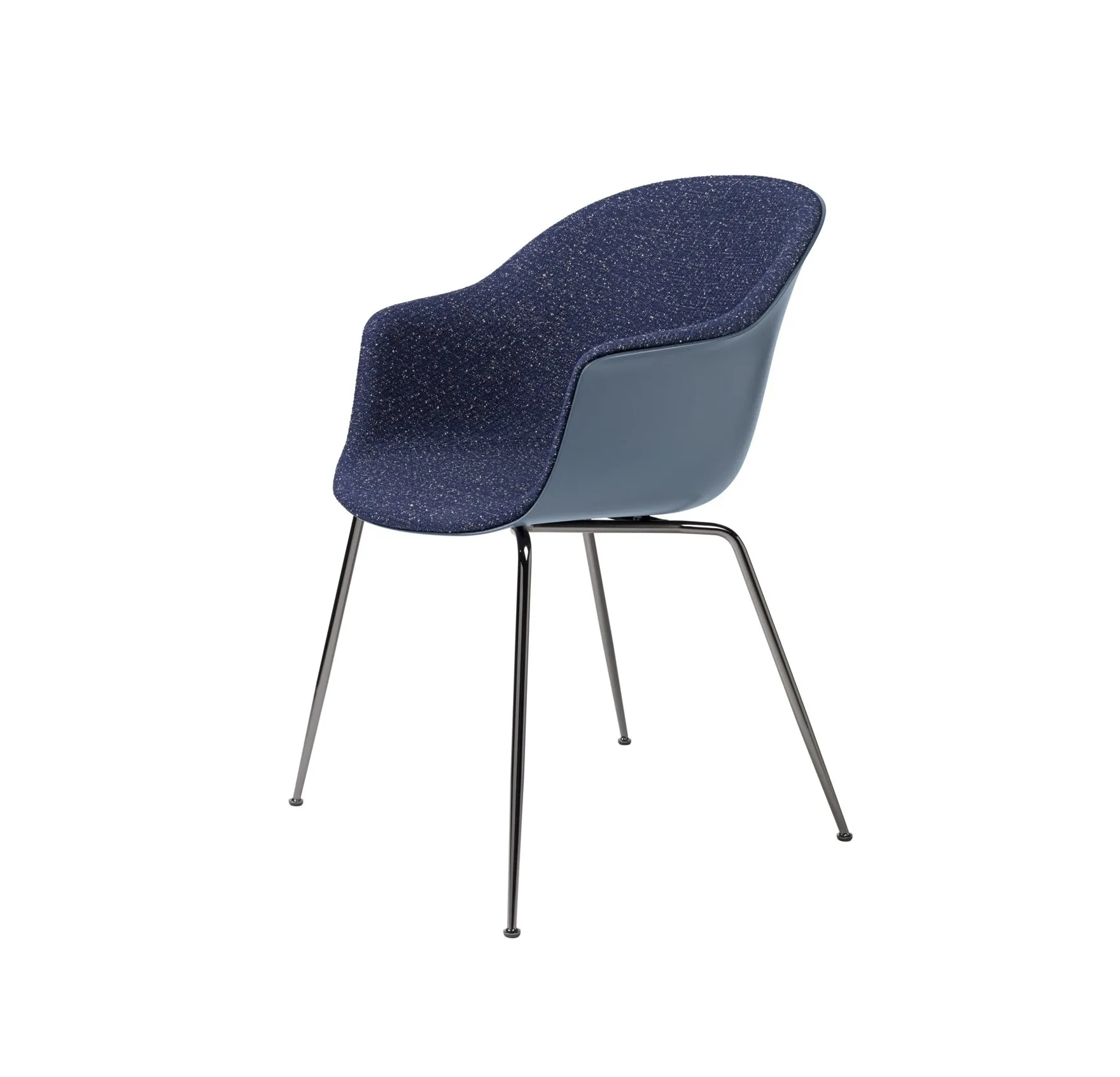 Bat dining conic base front upholstered – Gubi.dk at Mesmetric