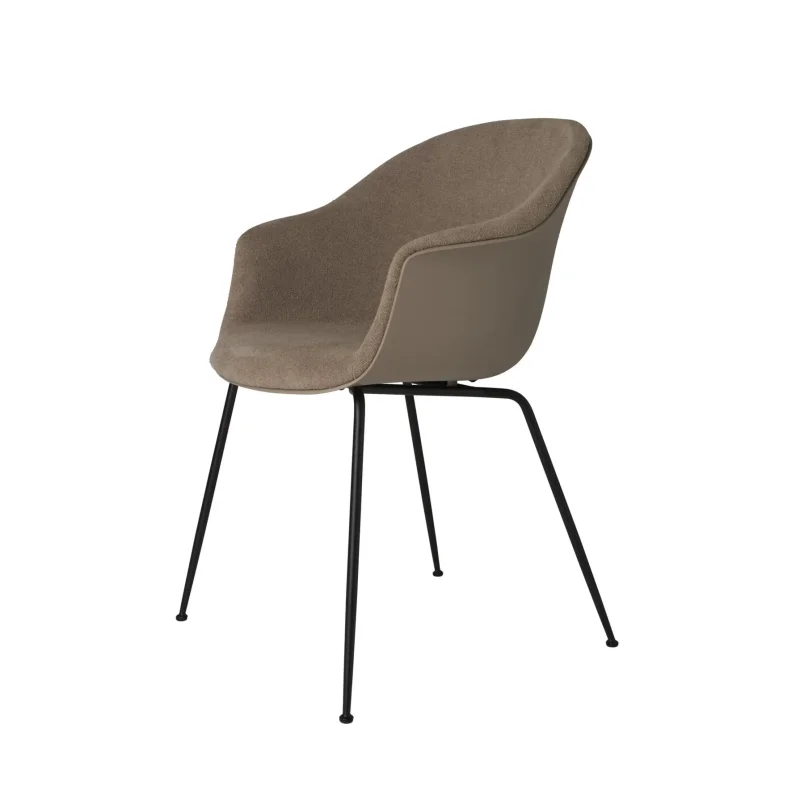 Bat dining conic base front upholstered – Gubi.dk at Mesmetric