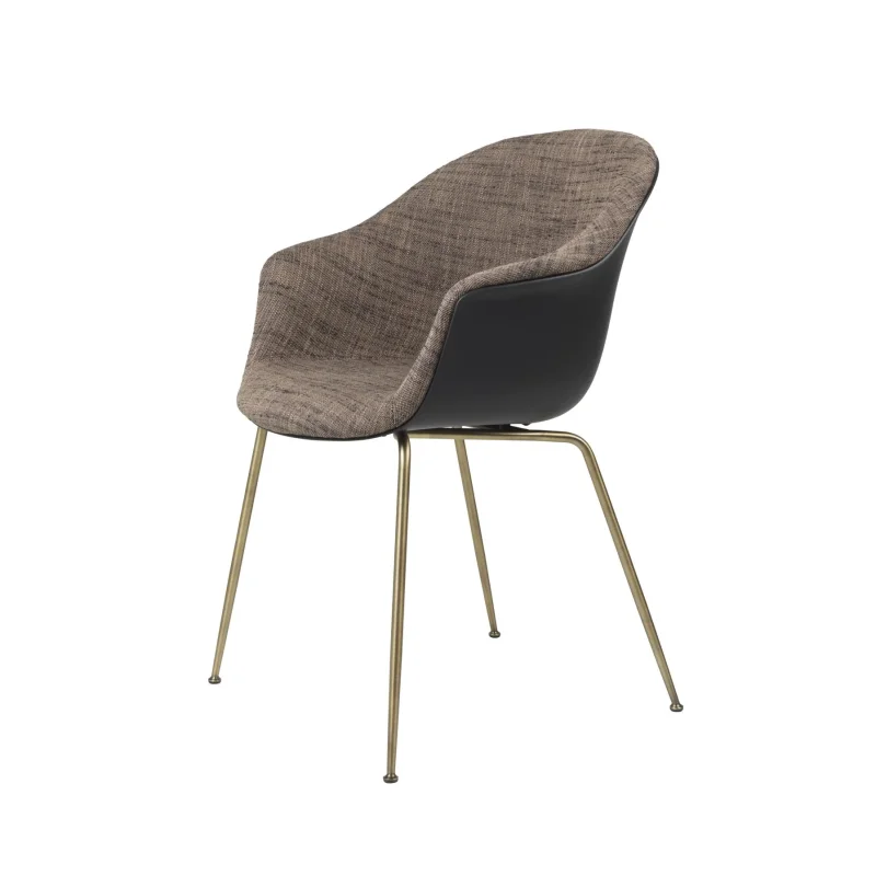 Bat dining conic base front upholstered – Gubi.dk at Mesmetric