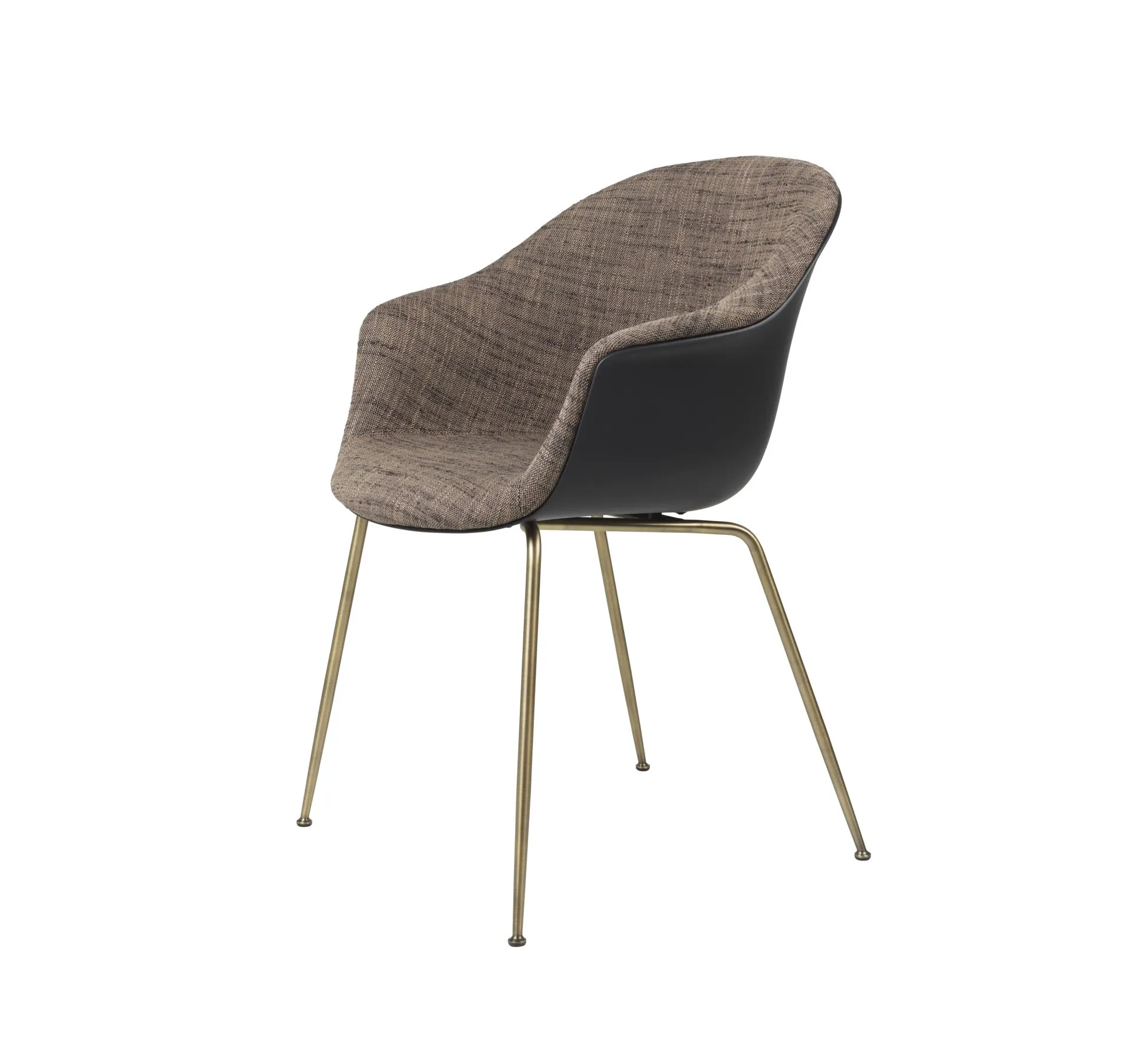 Bat dining conic base front upholstered – Gubi.dk at Mesmetric