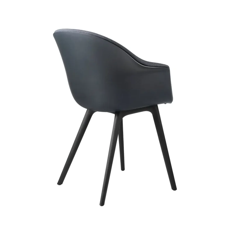 Bat dining plastic base front upholstered – Gubi.dk at Mesmetric