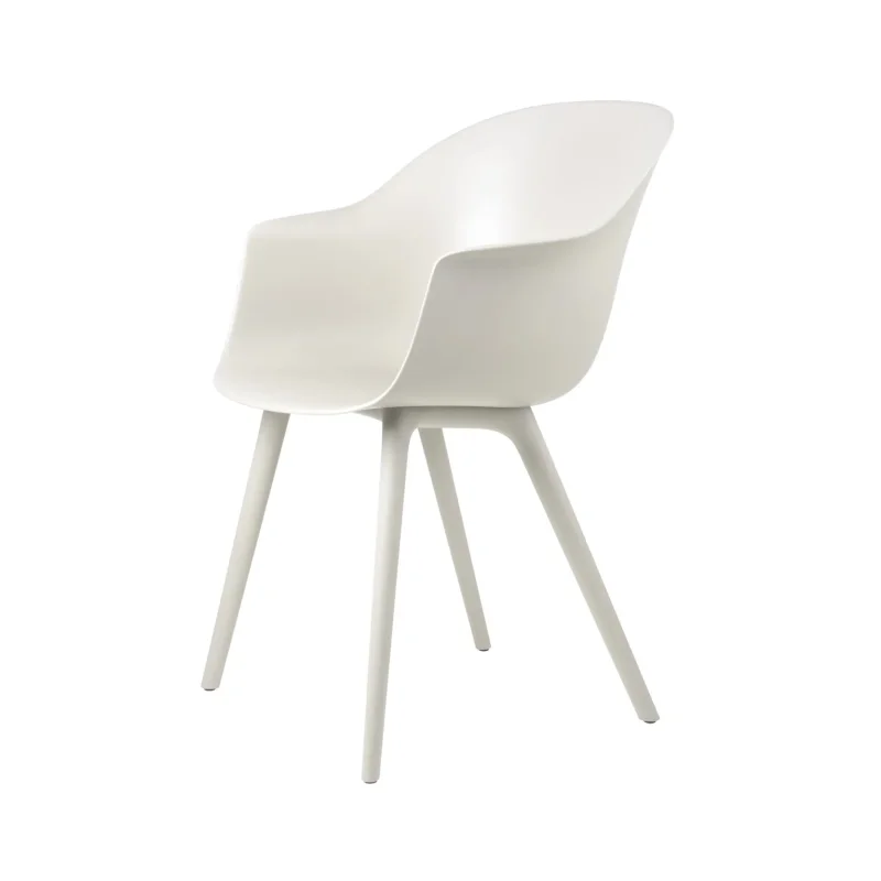 Bat dining plastic base outdoor – Gubi.dk at Mesmetric