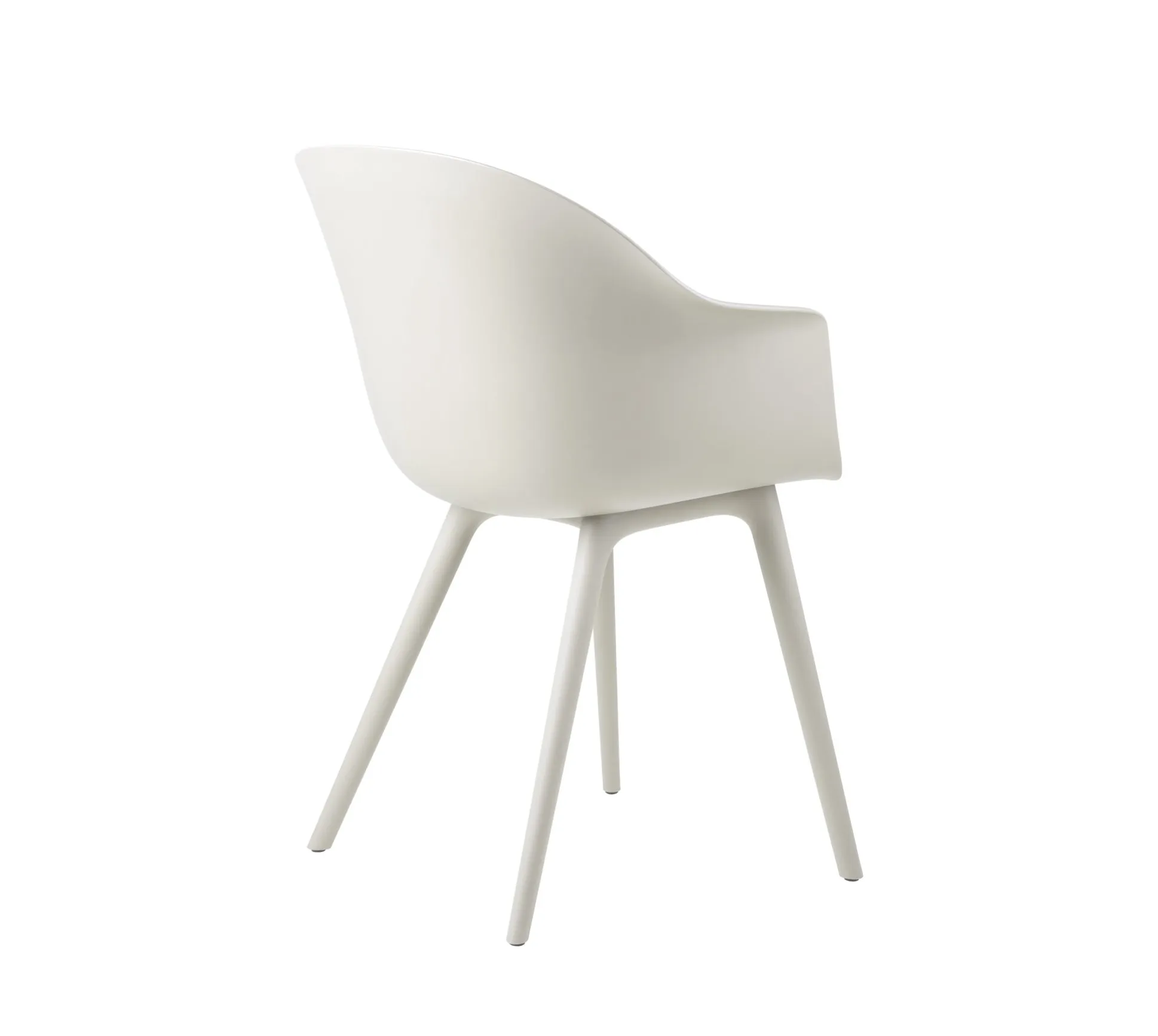 Bat dining plastic base outdoor – Gubi.dk at Mesmetric