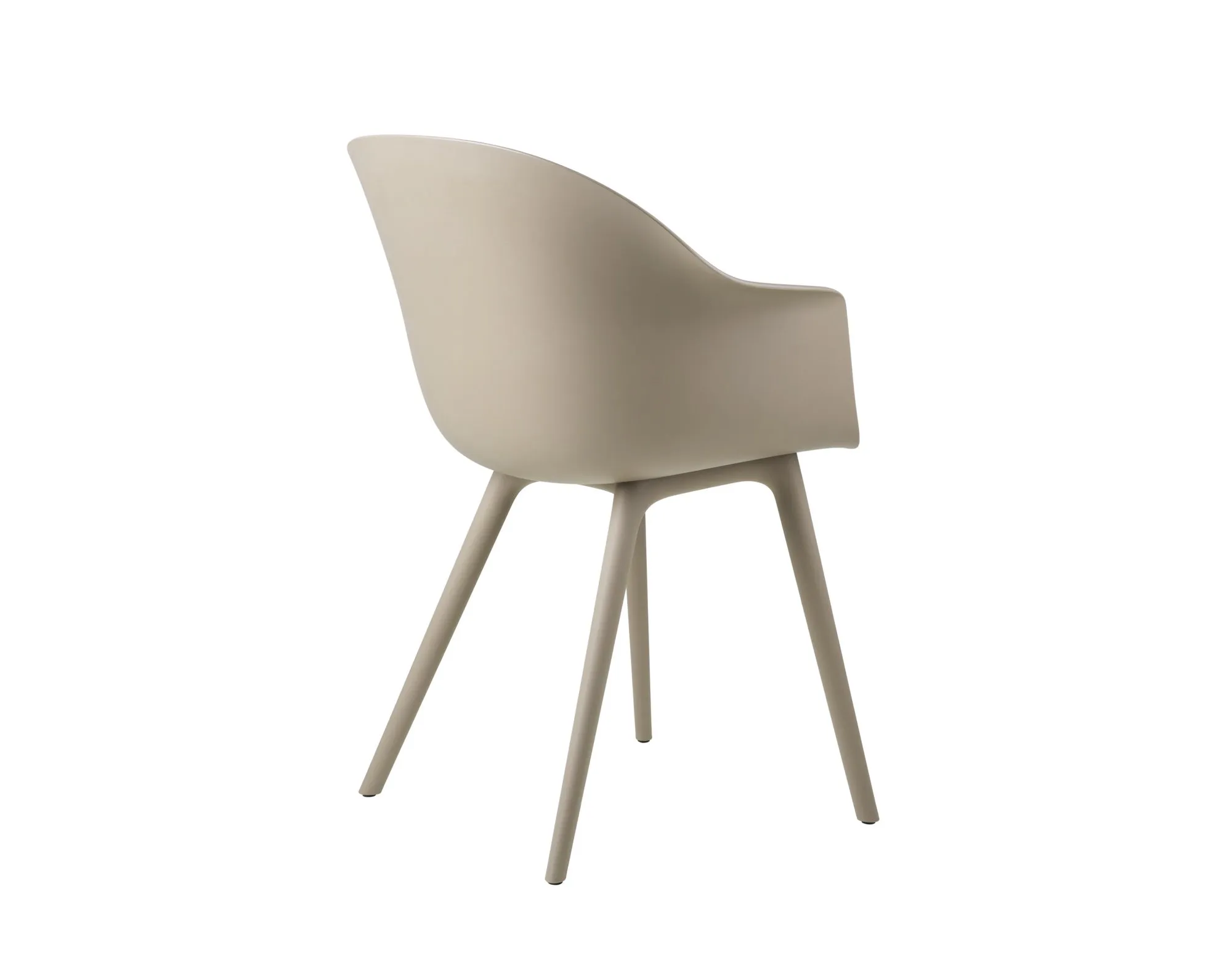 Bat dining plastic base outdoor – Gubi.dk at Mesmetric