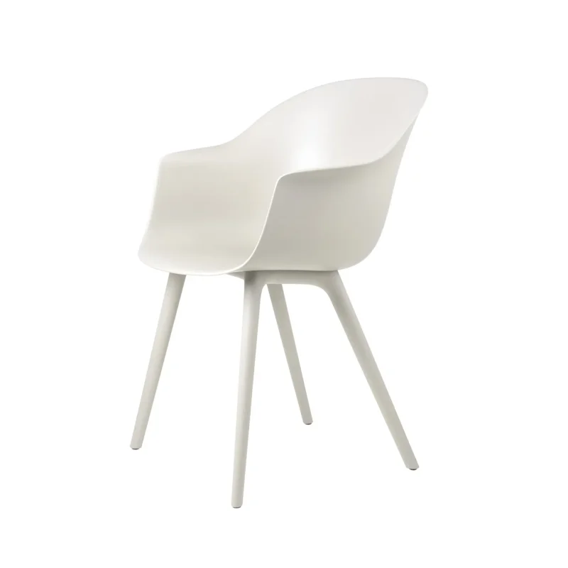 Bat dining plastic base outdoor – Gubi.dk at Mesmetric