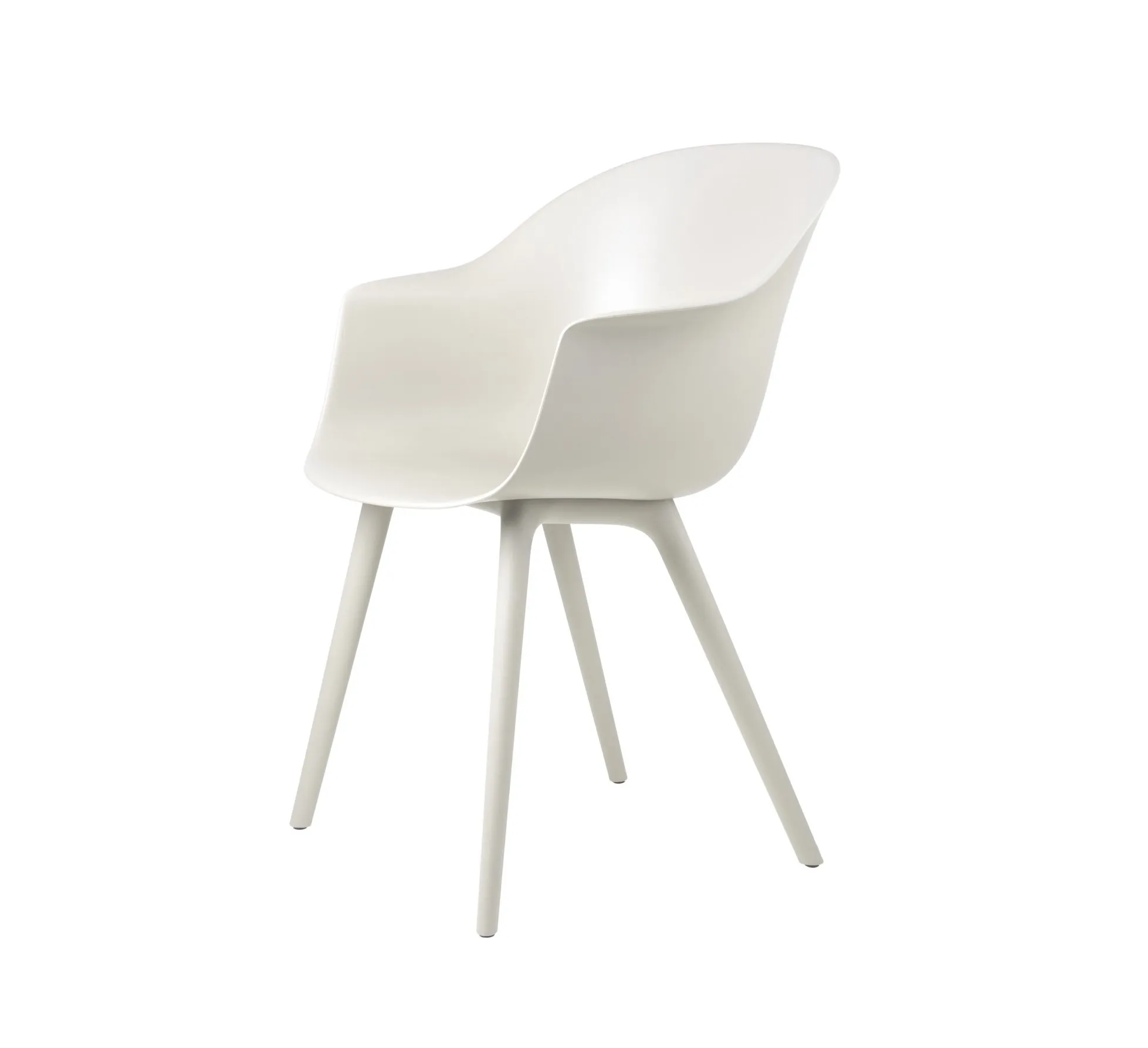 Bat dining plastic base outdoor – Gubi.dk at Mesmetric