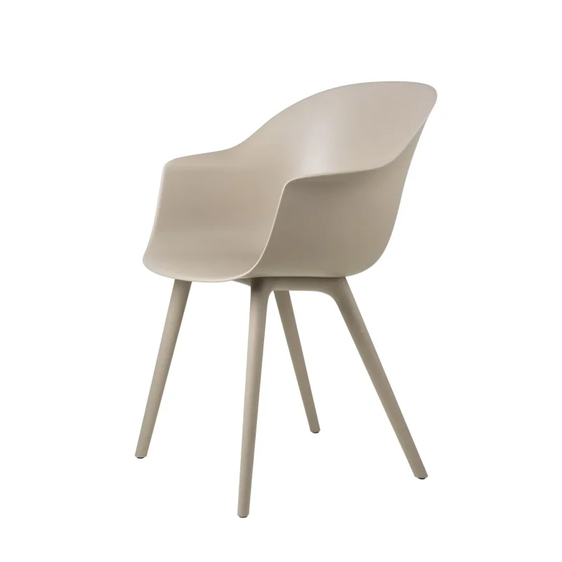 Bat dining plastic base outdoor – Gubi.dk at Mesmetric