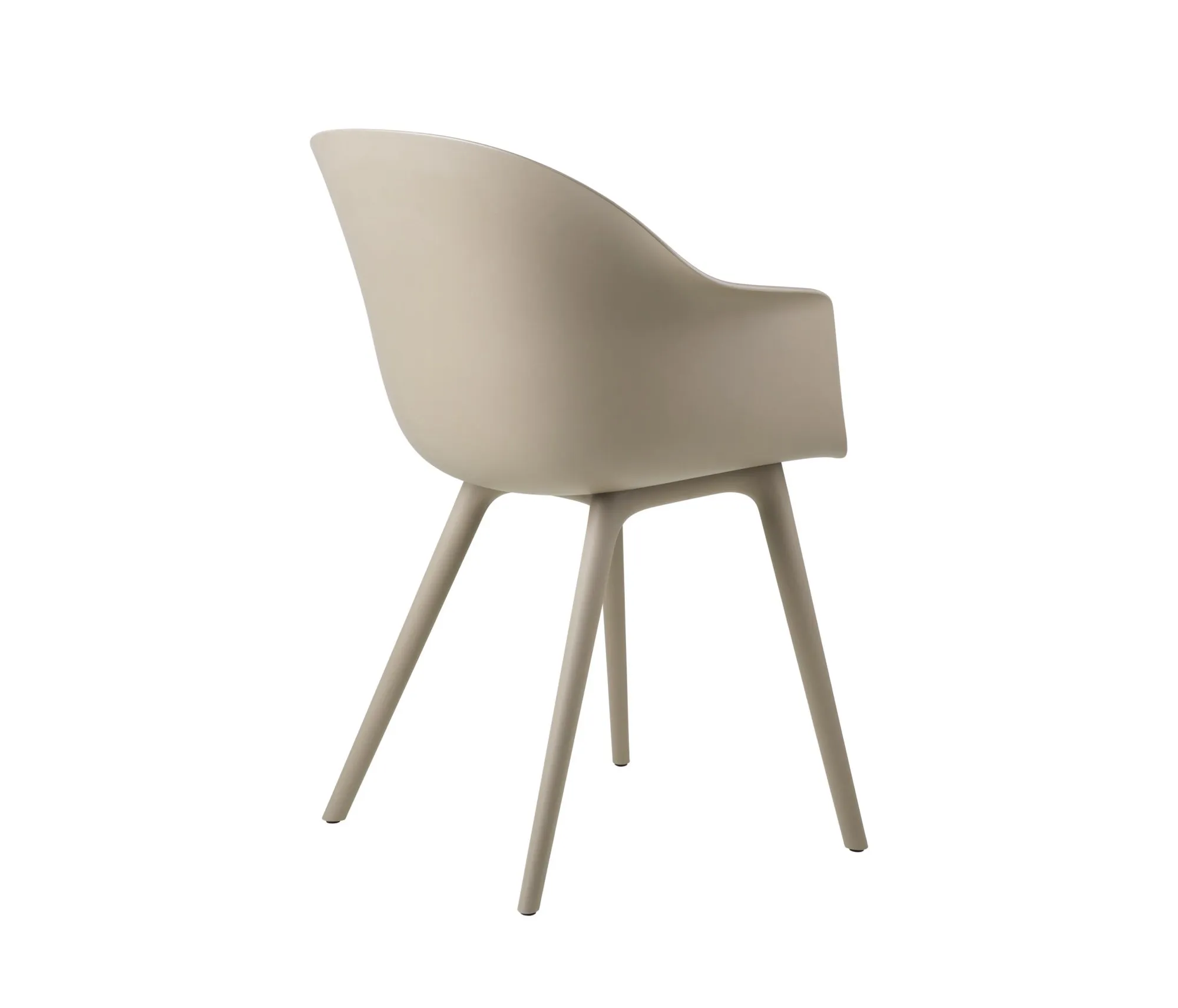 Bat dining plastic base outdoor – Gubi.dk at Mesmetric