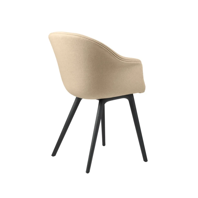 Bat dining plastic base upholstered – Gubi.dk at Mesmetric