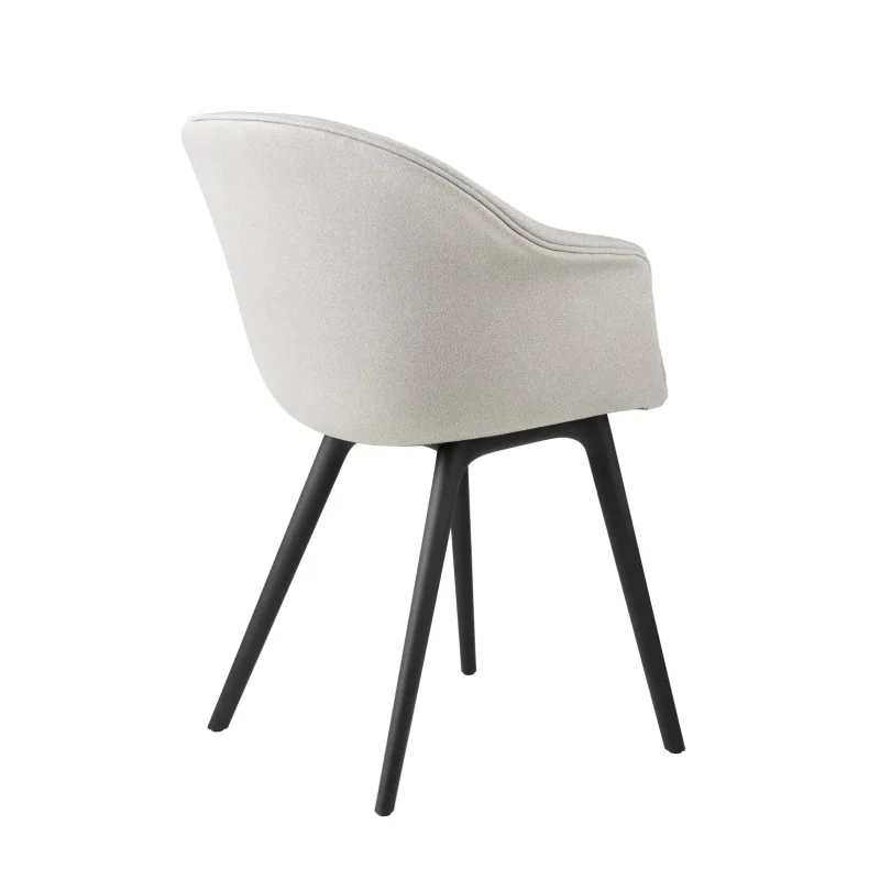 Bat dining plastic base upholstered – Gubi.dk at Mesmetric