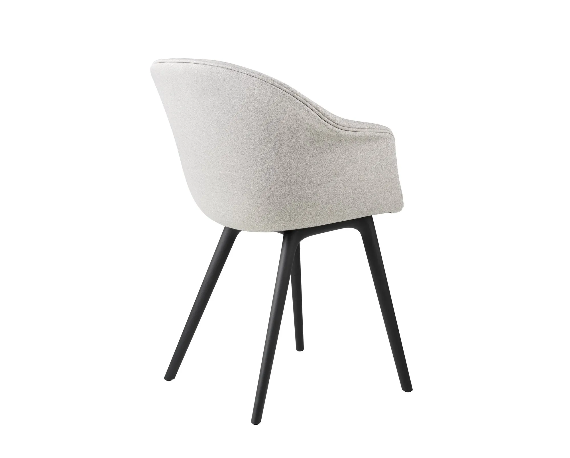 Bat dining plastic base upholstered – Gubi.dk at Mesmetric