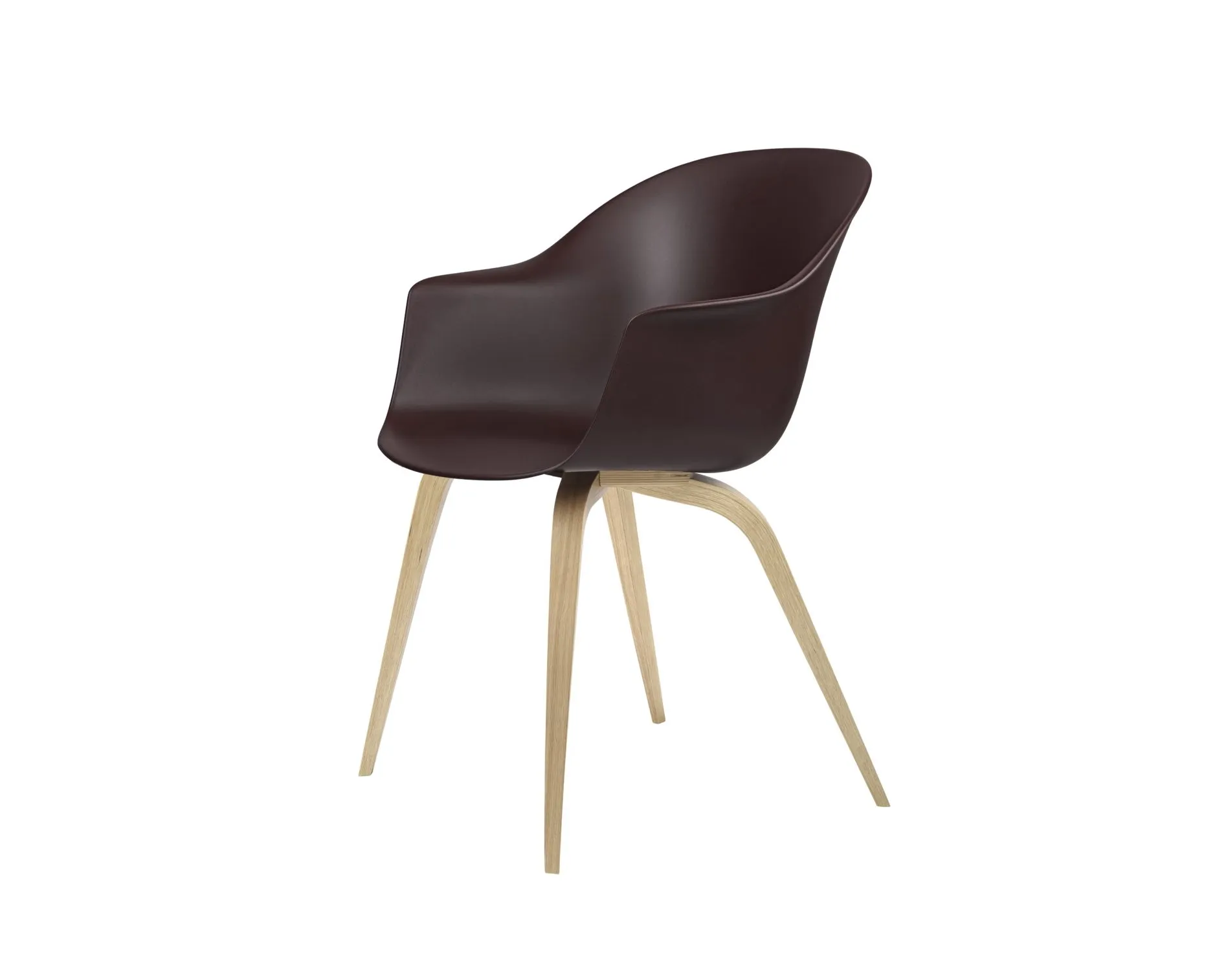 Bat dining wood base - Gubi.dk w Mesmetric