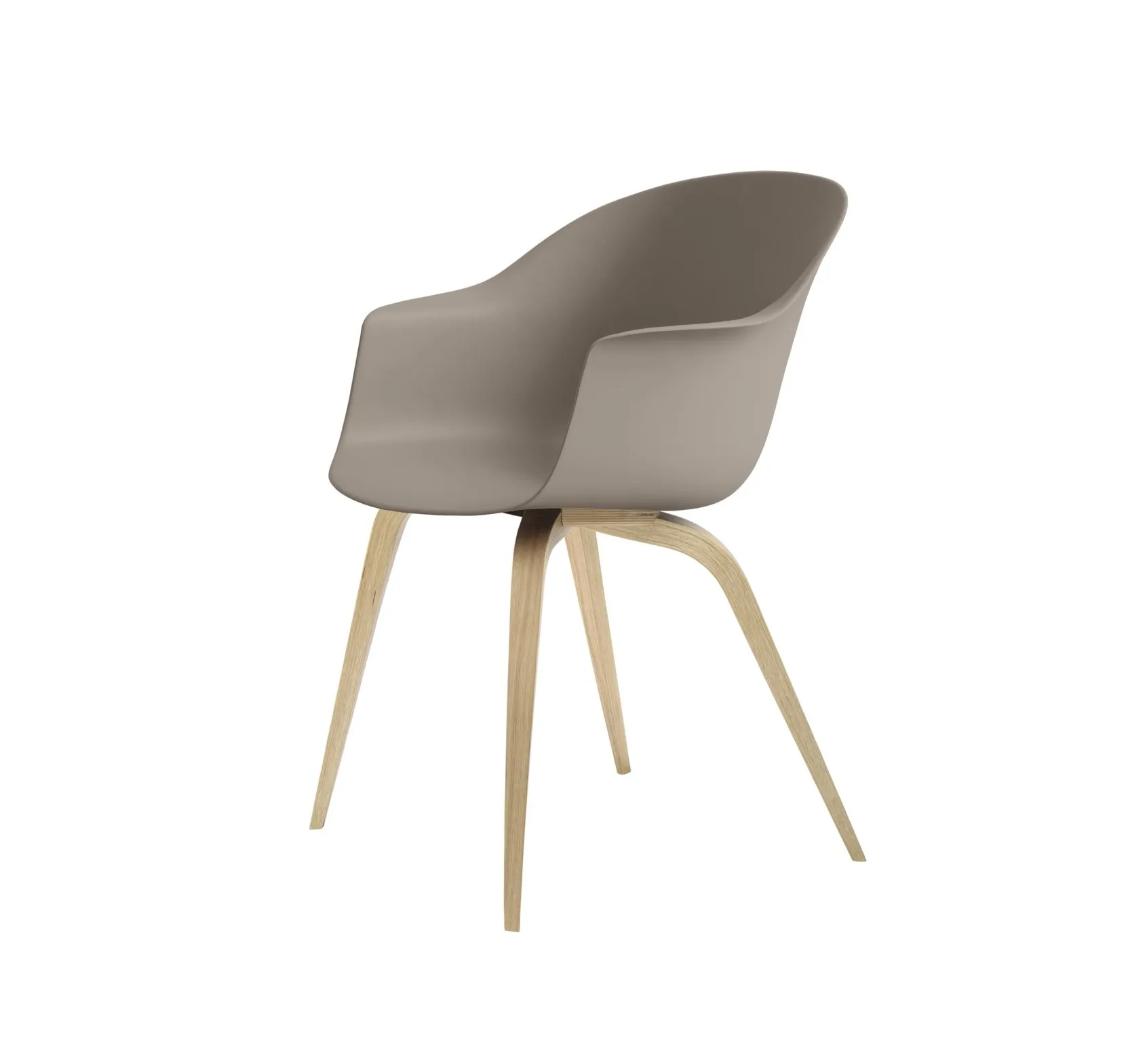 Bat dining wood base - Gubi.dk w Mesmetric