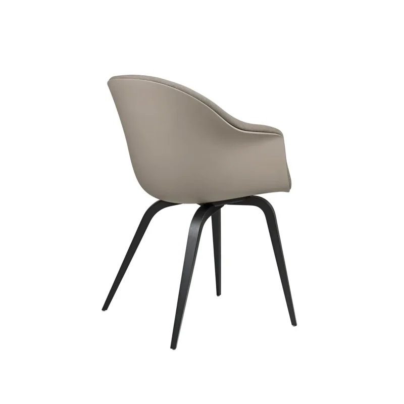 Bat dining wood base front upholstered