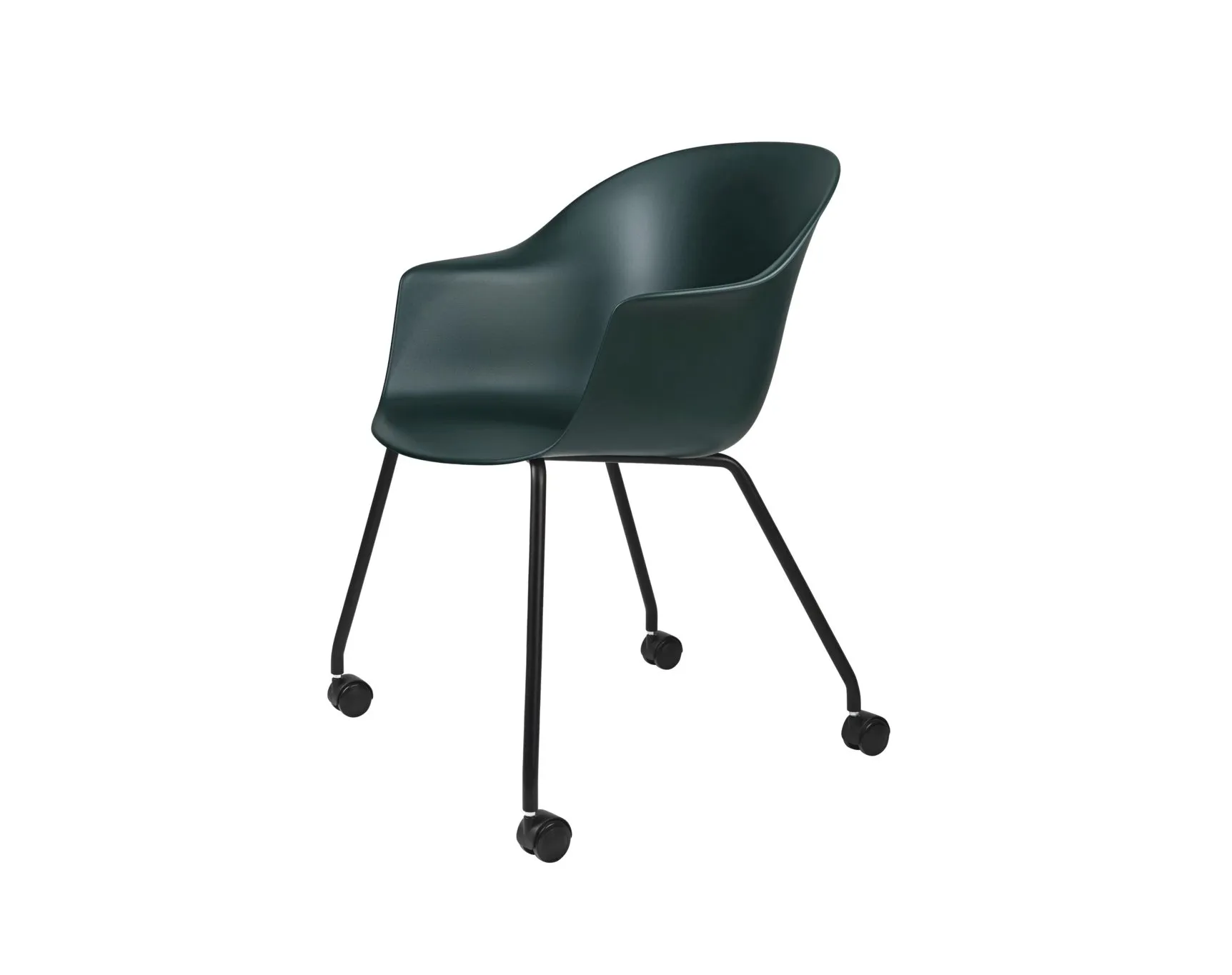 Bat meeting 4 legs w. castors - Gubi.dk w Mesmetric