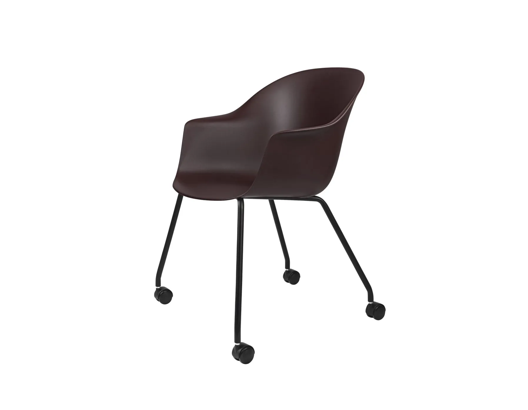 Bat meeting 4 legs w. castors - Gubi.dk w Mesmetric