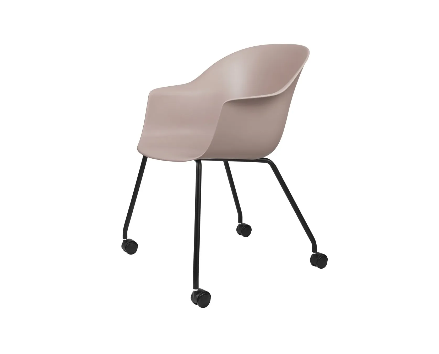Bat meeting 4 legs w. castors - Gubi.dk w Mesmetric