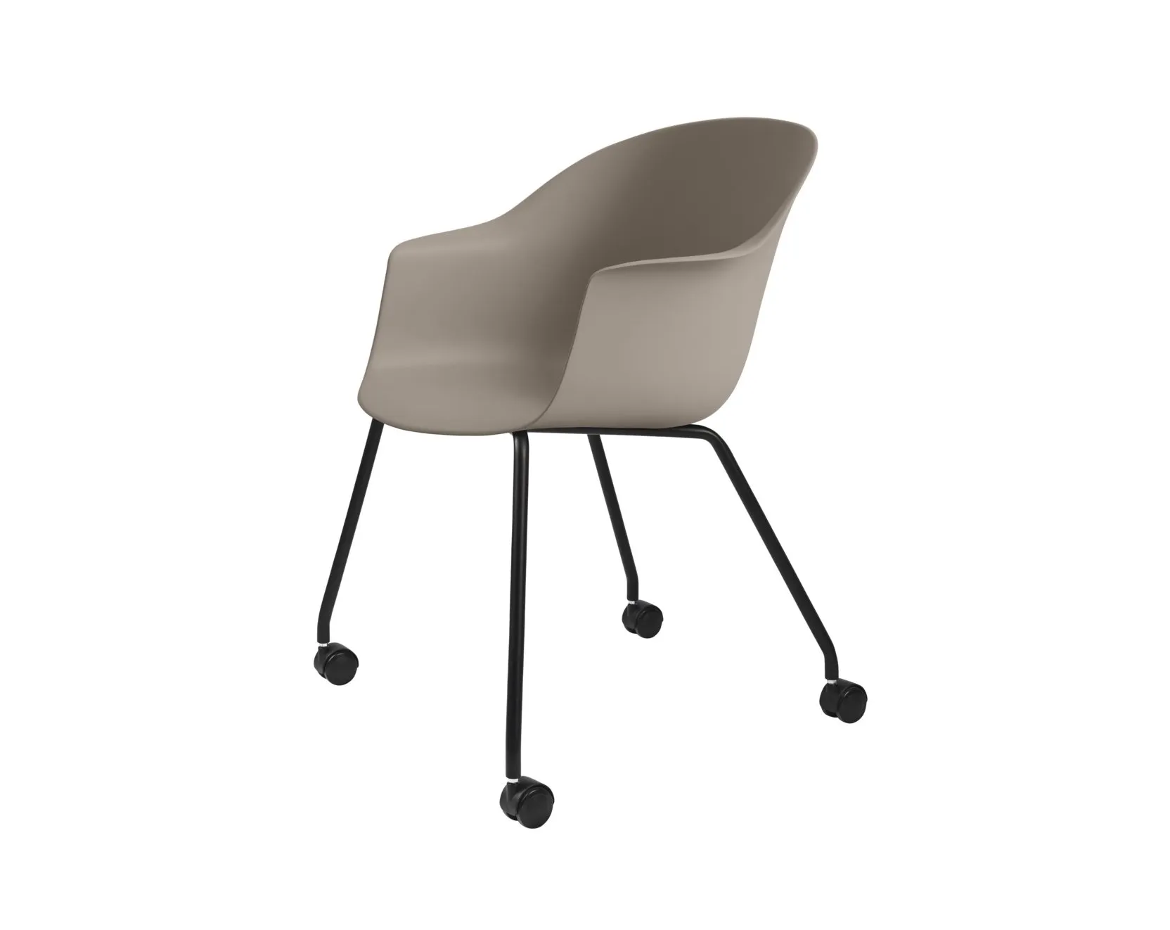 Bat meeting 4 legs w. castors - Gubi.dk w Mesmetric