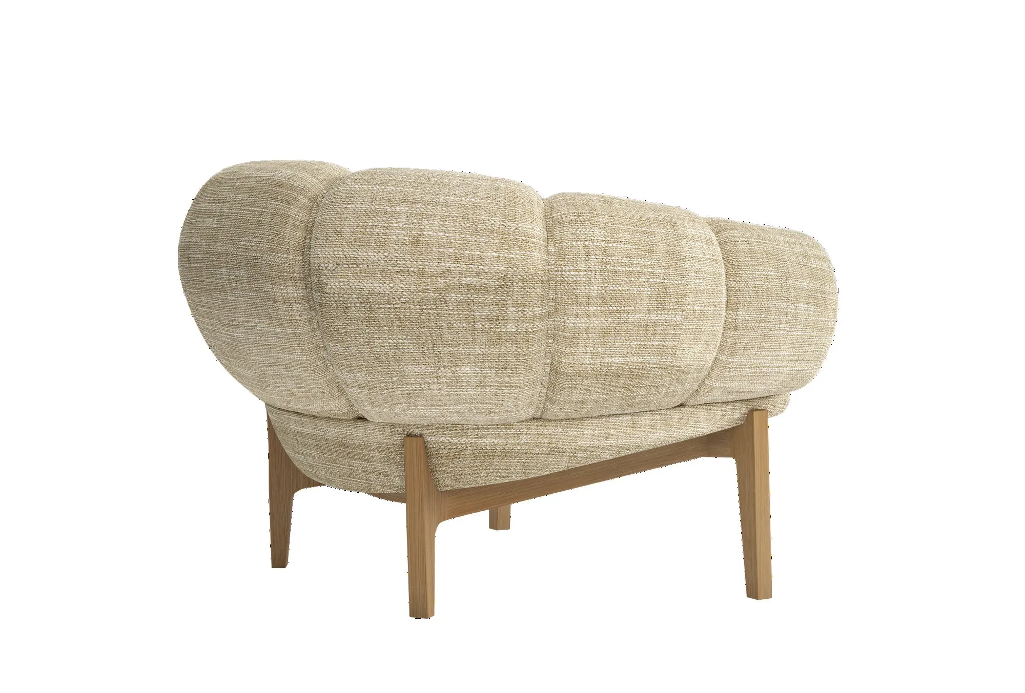 Croissant Lounge Chair - Gubi.dk w Mesmetric