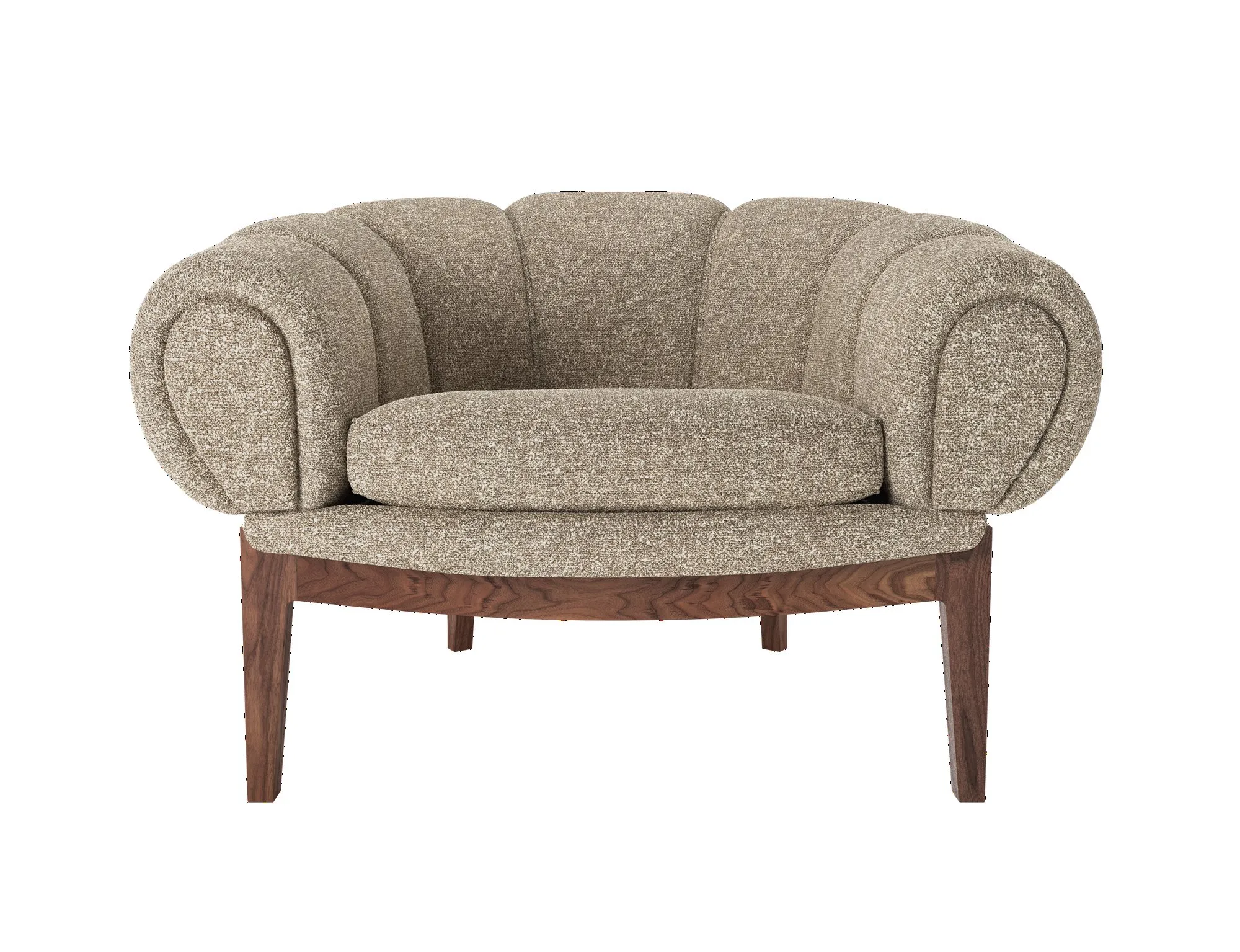 Croissant Lounge Chair - Gubi.dk w Mesmetric