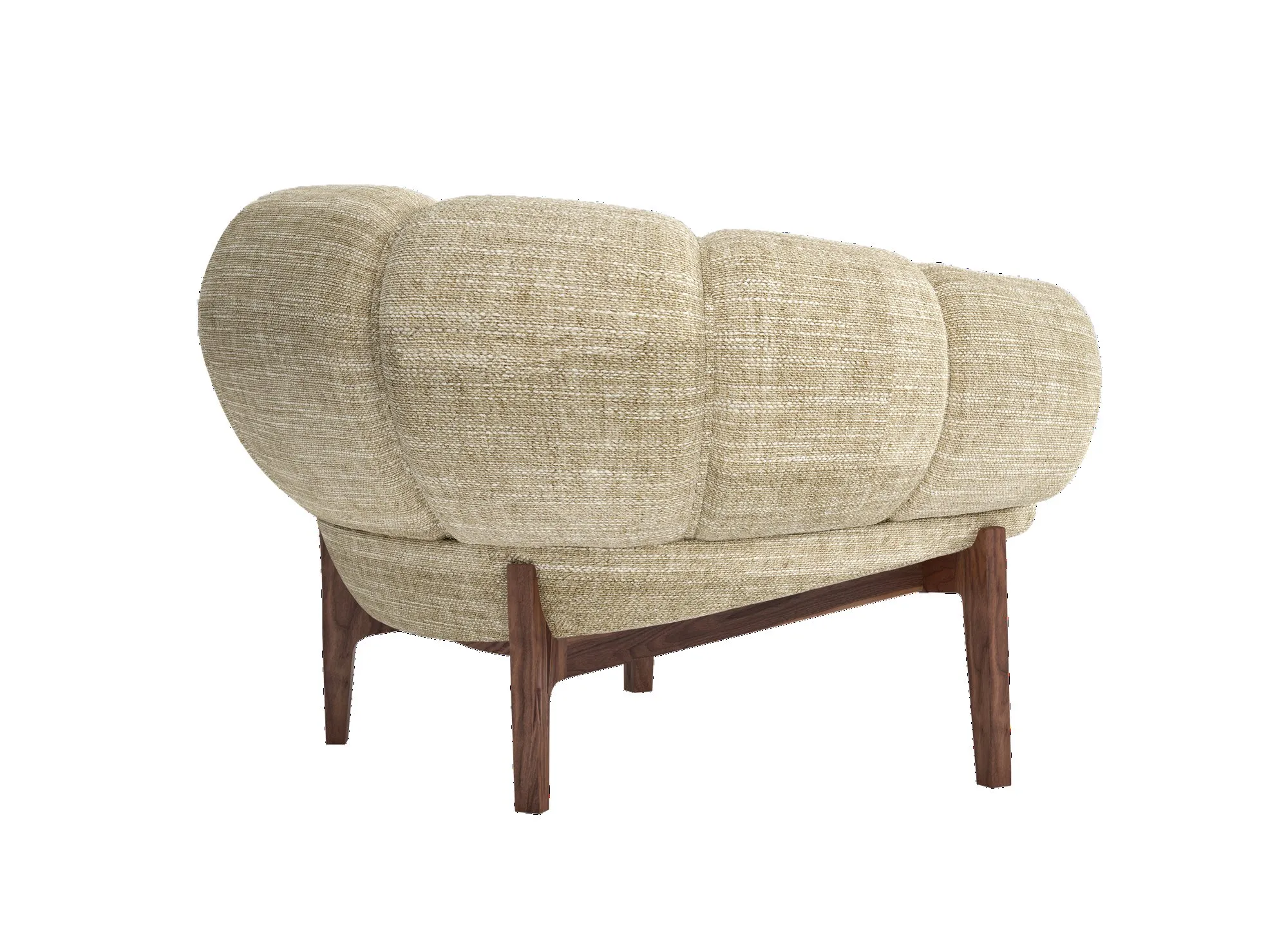 Croissant Lounge Chair - Gubi.dk w Mesmetric