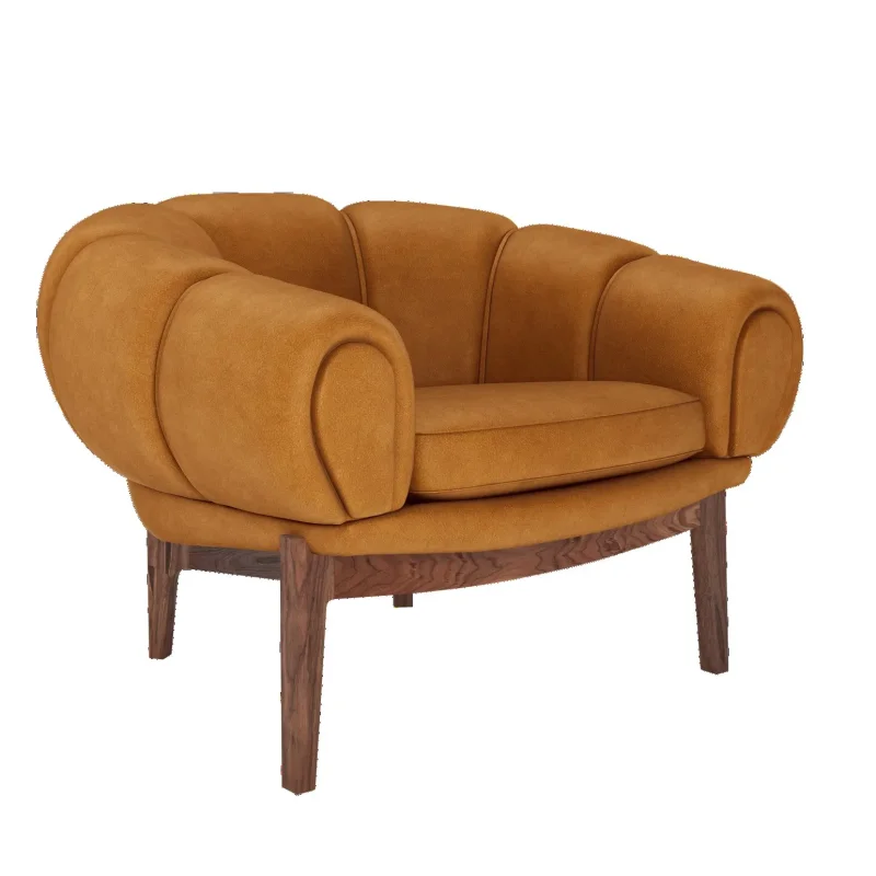 Croissant Lounge Chair - Gubi.dk w Mesmetric
