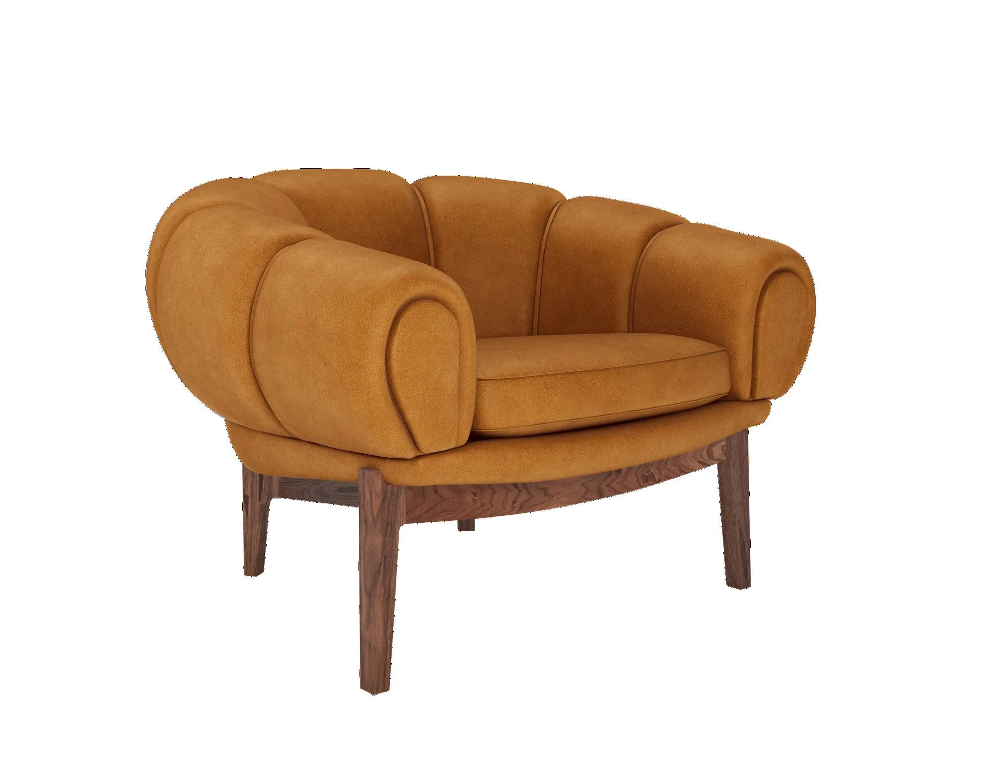 Croissant Lounge Chair - Gubi.dk w Mesmetric