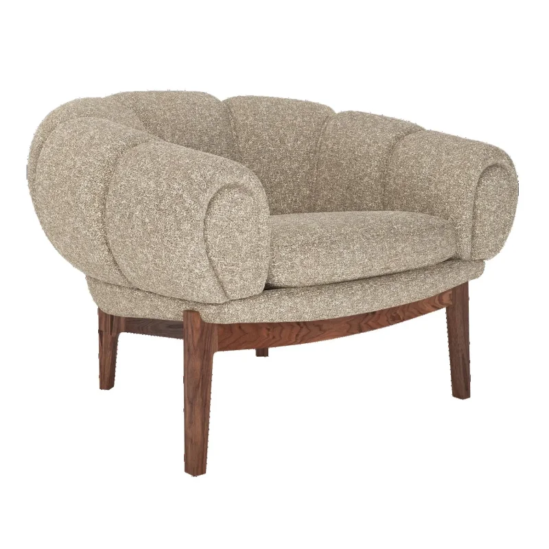 Croissant Lounge Chair - Gubi.dk w Mesmetric